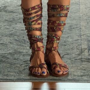 Jeffrey Campbell Colorful Strappy Sandals
